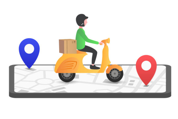 Delivery Application on the Smartphone: Visuals That Connect
