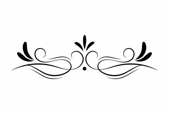 Elegant Abstract Ornament: A Designer's Filigree Asset