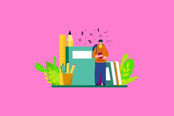 Flat Illustration Man with Number: A Visual Toolkit for Modern Storytelling