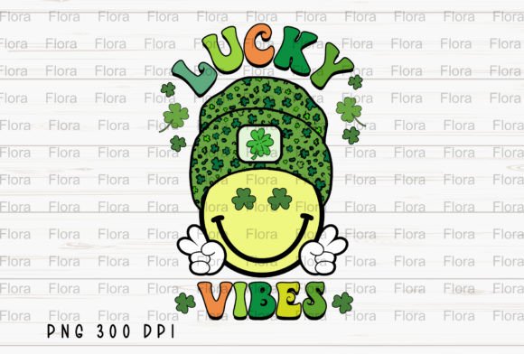 Infusing Irish Charm with the Lucky Vibes Smiley Face St Patricks PNG