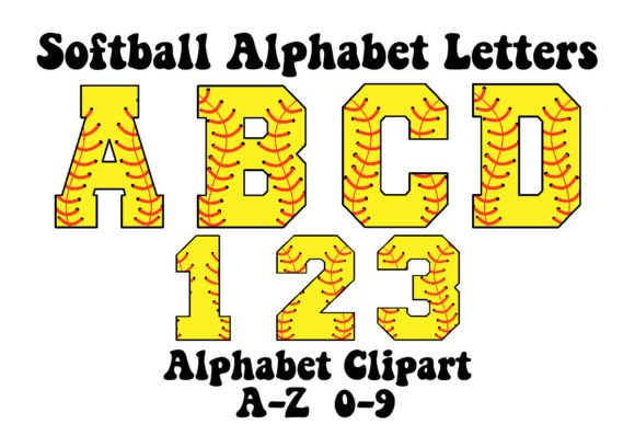 Softball Alphabet Font Sport Day: A Designer's Playbook