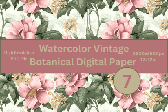 Timeless Elegance: Your Guide to Vintage Botanical Digital Paper