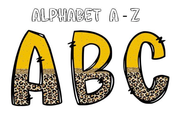 Unlock Festive Design with Mardi Gras Alphabet Sublimation Yellow